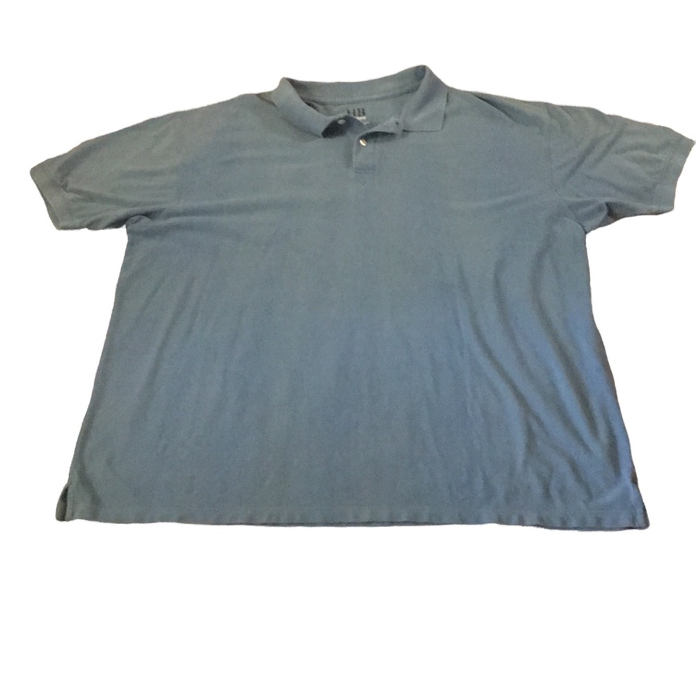 Blue collared shirt